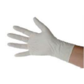 Gant blanc en nitrile / Protection temporaire contre les solvants / Taille S