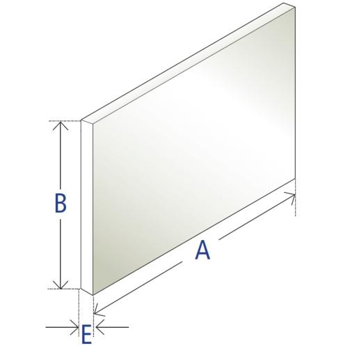 Plaque PVC Blanc épaisseur 2 mm / Prix par plaque de 4,5 m²