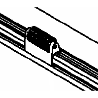 Roulette clippable / Galet anti-flexion pour bloc-baie SOPROFEN