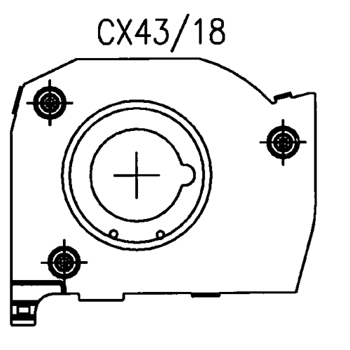 Plaque guide coté droit pour manoeuvre par treuil/sangle pour coffre SOPROFEN CX18