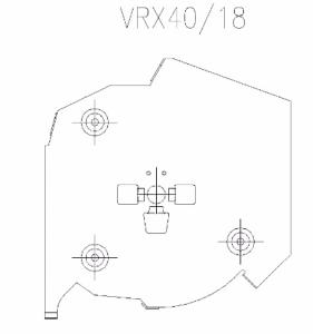 Plaque guide de séparation pour coffre SOPROFEN VRX40/18