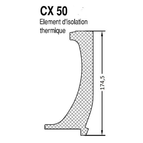 Isolant thermique pour coffre chrono CX22 SOPROFEN