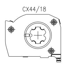 Plaque support moteur coté gauche pour coffre SOPROFEN CX18